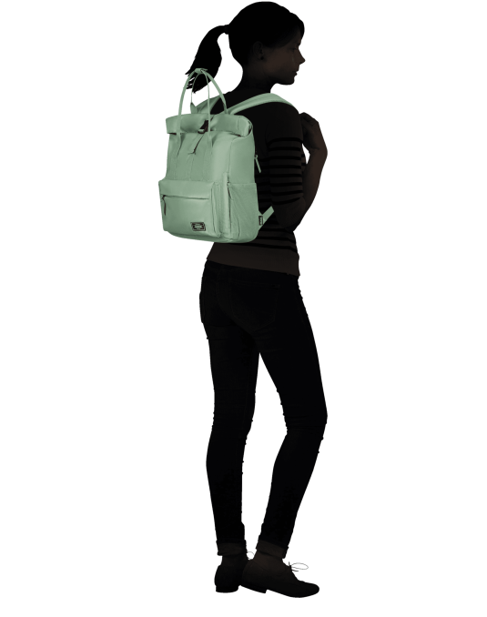 URBAN GROOVE | Tote Backpack 15.6'' | Urban Green |