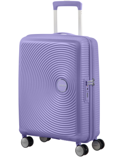 Soundbox 4-wheel cabin baggage Spinner Expandable suitcase 55x40x20/23cm Bass Black