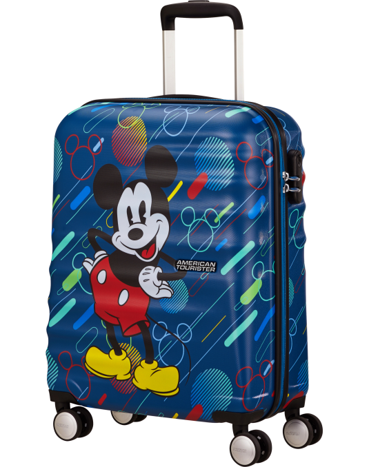 Wavebreaker Disney 4-wheel cabin baggage Spinner suitcase 55x40x20cm Donald Duck