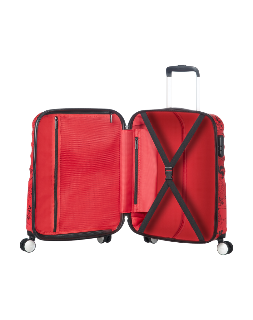 Wavebreaker Disney 4-wheel cabin baggage Spinner suitcase 55x40x20cm ...