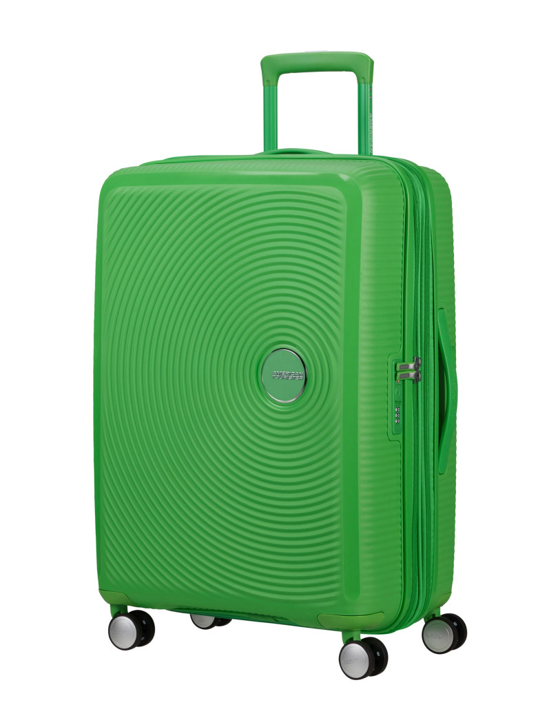 Soundbox 4-wheel 67cm medium Spinner Expandable suitcase Bass Black