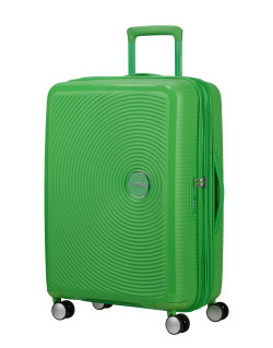 Soundbox 4-wheel 67cm medium Spinner Expandable suitcase Bass Black