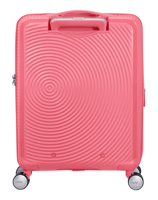 Soundbox 4-wheel cabin baggage Spinner Expandable suitcase 55x40x20/23cm Bass Black