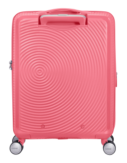 Soundbox 4-wheel cabin baggage Spinner Expandable suitcase 55x40x20/23cm Bass Black