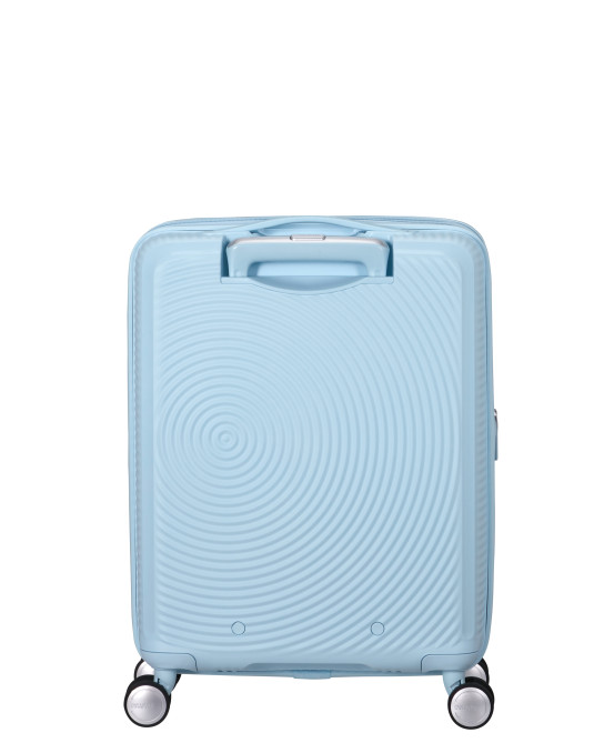 Soundbox 4-wheel cabin baggage Spinner Expandable suitcase 55x40x20/23cm Bass Black