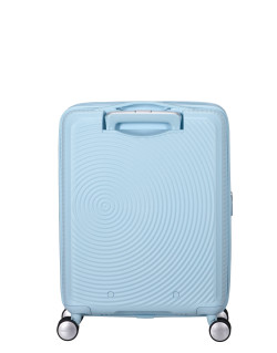 Soundbox 4-wheel cabin baggage Spinner Expandable suitcase 55x40x20/23cm Bass Black