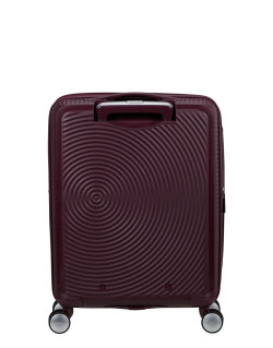 Soundbox 4-wheel cabin baggage Spinner Expandable suitcase 55x40x20/23cm Bass Black