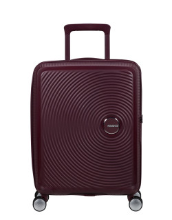 Soundbox 4-wheel cabin baggage Spinner Expandable suitcase 55x40x20/23cm Bass Black