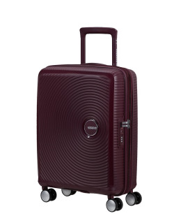 Soundbox 4-wheel cabin baggage Spinner Expandable suitcase 55x40x20/23cm Bass Black