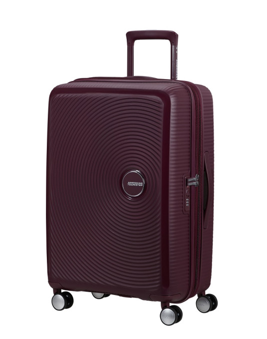 Soundbox 4-wheel 67cm medium Spinner Expandable suitcase Bass Black