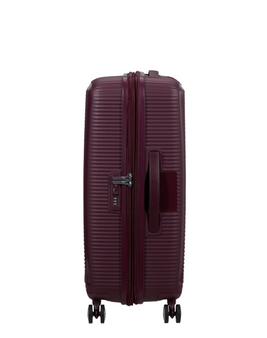 Soundbox 4-wheel 67cm medium Spinner Expandable suitcase Bass Black