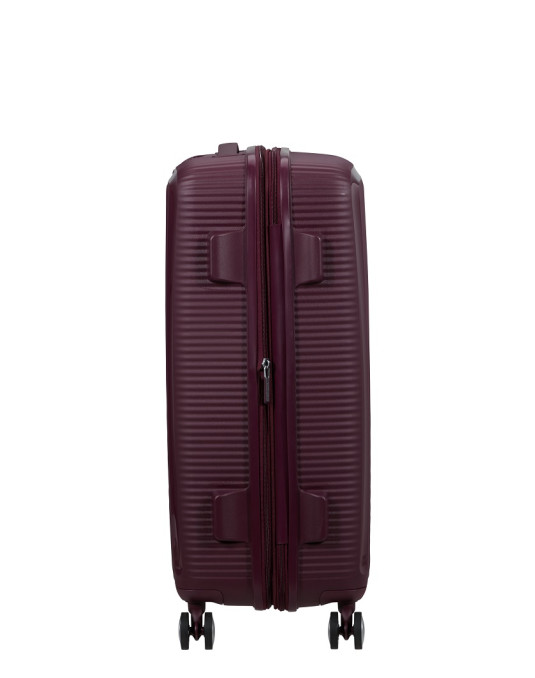 Soundbox 4-wheel 67cm medium Spinner Expandable suitcase Bass Black