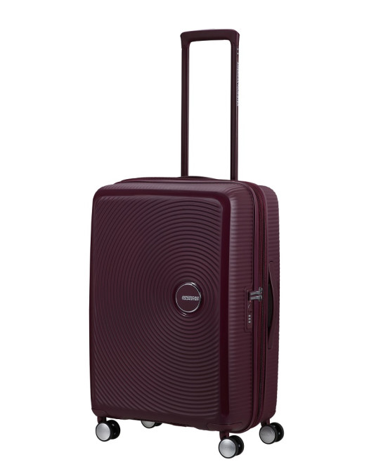 Soundbox 4-wheel 67cm medium Spinner Expandable suitcase Bass Black