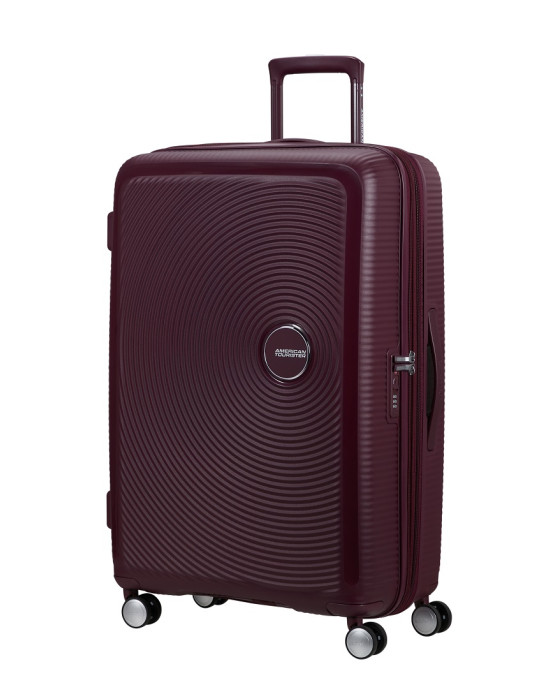 Soundbox 4-wheel 77cm large Spinner Expandable suitcase Bass Black