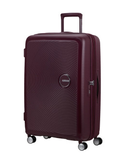 Soundbox 4-wheel 77cm large Spinner Expandable suitcase Bass Black