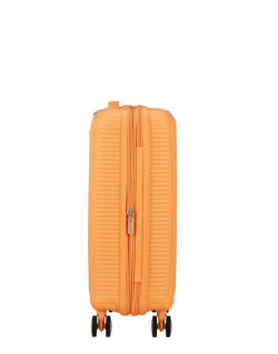 Soundbox 4-wheel cabin baggage Spinner Expandable suitcase 55x40x20/23cm Bass Black