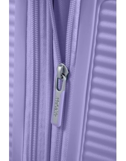 Soundbox 4-wheel cabin baggage Spinner Expandable suitcase 55x40x20/23cm Bass Black