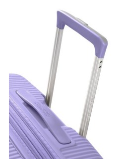 Soundbox 4-wheel cabin baggage Spinner Expandable suitcase 55x40x20/23cm Bass Black