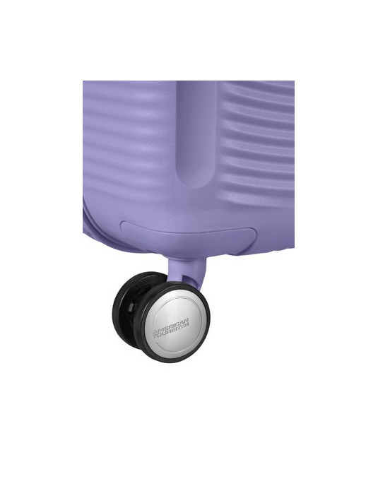 Soundbox 4-wheel cabin baggage Spinner Expandable suitcase 55x40x20/23cm Bass Black